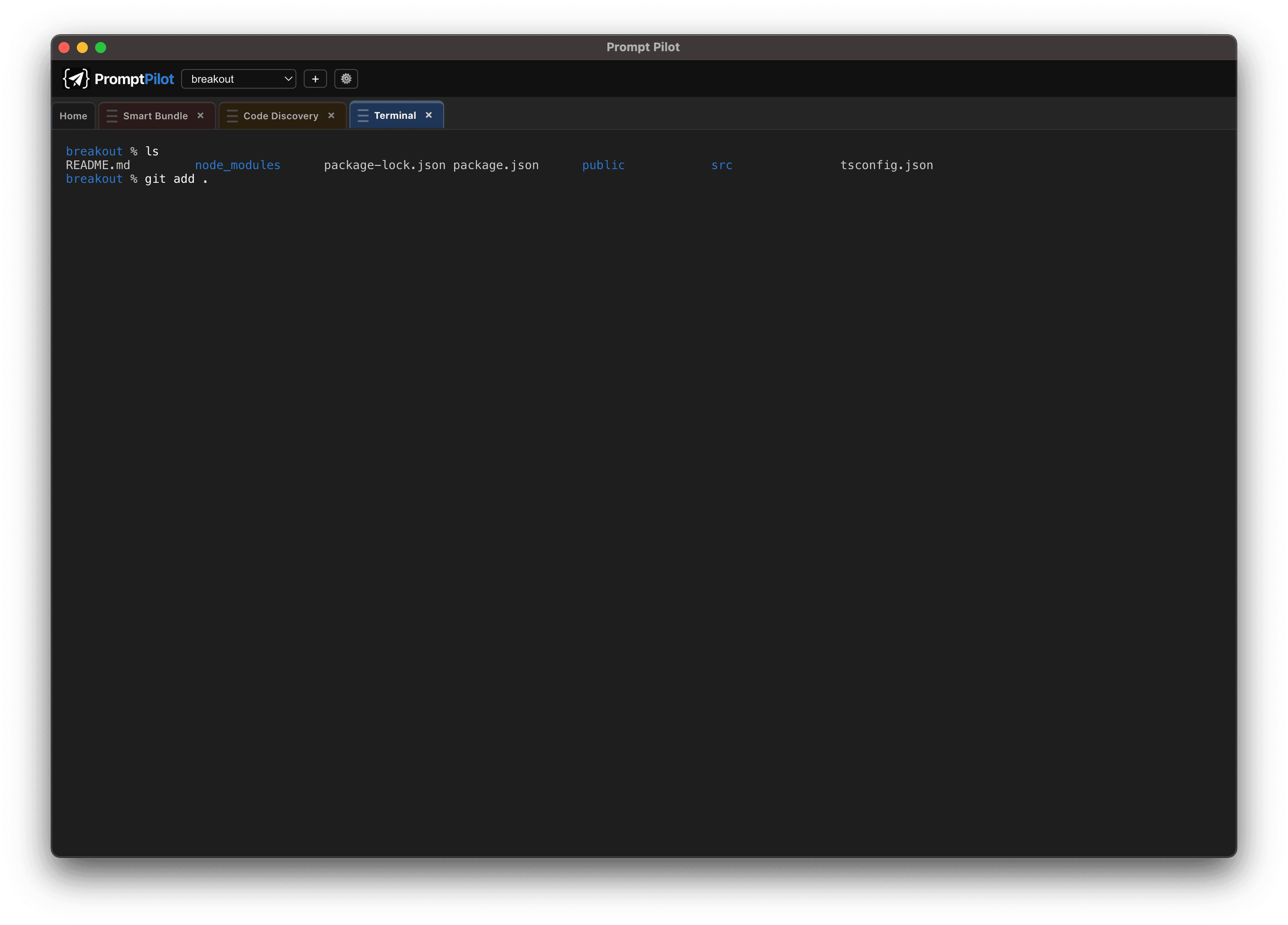 PromptPilot Terminal